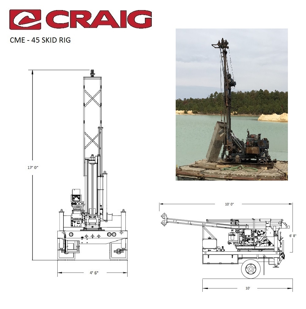 CME-45 Skid Rig